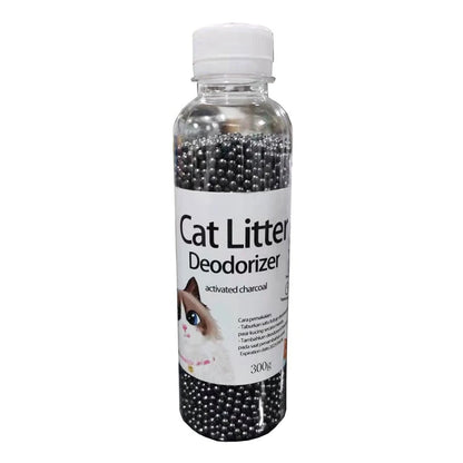 300G Kitten Toilet Cleaning, Cat Litter Deodorant Bead, Artifact Pet Odor Activated Carbon Absorbs, Cat Sand Stink
