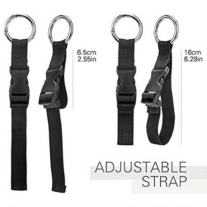 Travel Luggage Fixed Strap Backpack External Strap Portable Strap With Release Buckle Add-A-Bag Luggage Strap Belt Jacket Holder
