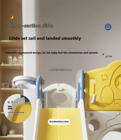 Children's Slide Outdoor Indoor Domestic Baby Sports Three-in-one Slide Swing Family Multifunction Amusement Park Toys Slide