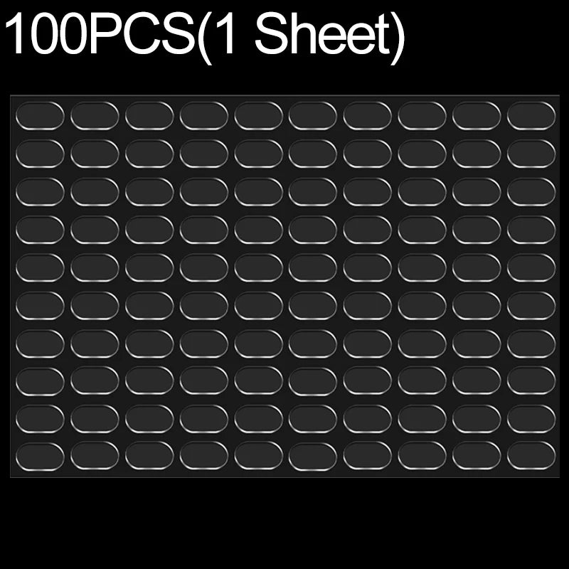 100-2000PCS Clear Gel Glue Pads Double-sided Adhesive Dots Removable Sticky Patch No Trace Wall Hanging Crafts Poster Doll Glue