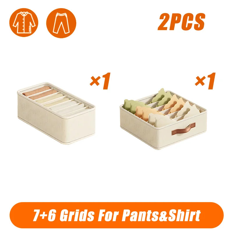 Bedroom Cabinet Drawer Organizer Bra Socks Underwear Organizer Box Closet Clothes Organizer Wardrobe Clothing Storage Organizers