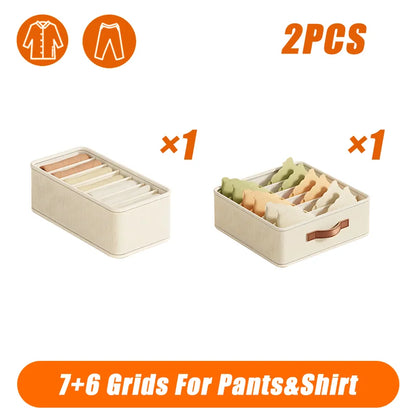 Bedroom Cabinet Drawer Organizer Bra Socks Underwear Organizer Box Closet Clothes Organizer Wardrobe Clothing Storage Organizers