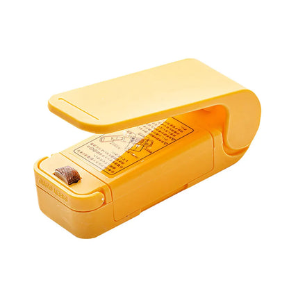 Mini Heat Bag Packaging Sealer Portable Plastic Bag Clip Sealing Machine Food Storage Seal Snack Sealing Kitchen Gadgets