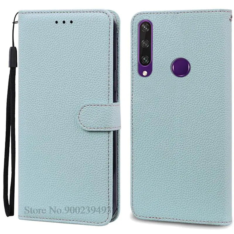 For Huawei Y6P Case Leather Wallet Flip Case For Huawei Y6p Case MED-LX9N Soft Full Cover Coque Fundas for Huawei Y6P Case