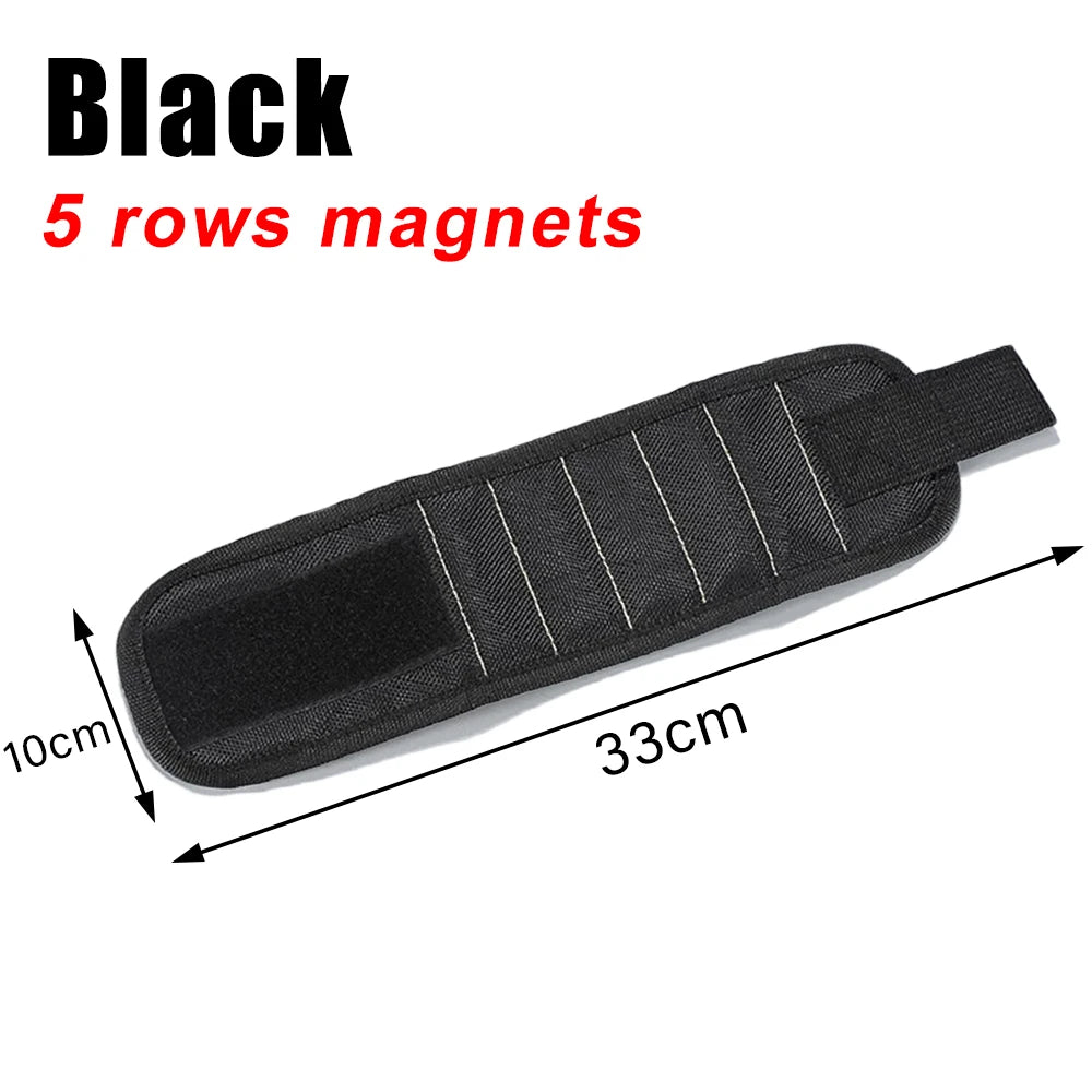 Magnetic Wristband for Holding Screws Nails Portable Toold Organizer Bag Wrist Wrap Tool Belt with Strong Magnets Cool Gadgets