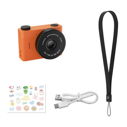 A5 Mini Camera With 1.54in Screen Vintage Camera Front Rear Camera Kids Camera Indoor Home Support TF Card Kids Vlog Camera