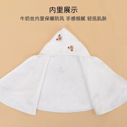 090B Breathable and Lightweight Hooded Towel for Baby Bathrobe Wearable Blanket