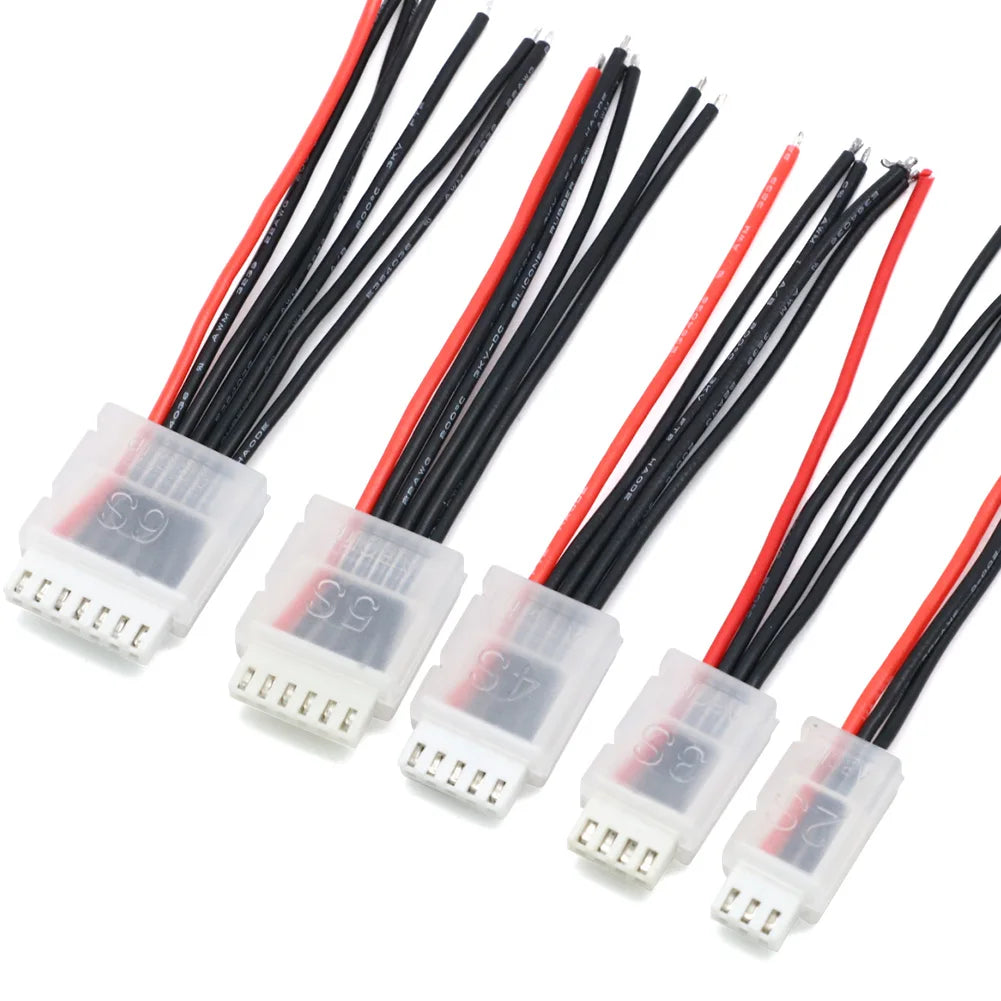 20pcs/lot 2S 3S 4S 5S 6S JST-XH Balanced head protection Balance Plug Savers AB Clip for Rc Lipo Battery