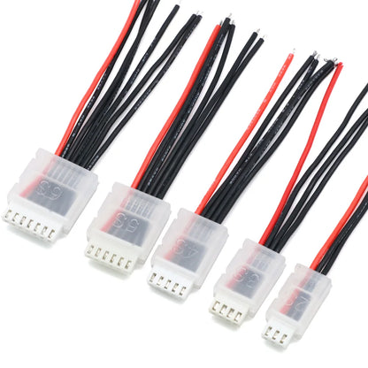 20pcs/lot 2S 3S 4S 5S 6S JST-XH Balanced head protection Balance Plug Savers AB Clip for Rc Lipo Battery