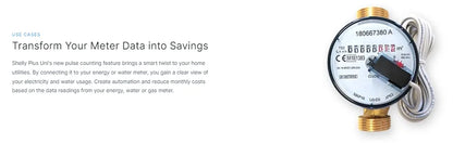 Shelly Plus Uni Smart Wi-Fi operat module Designed systems small device offers advanced automation insightful monitoring