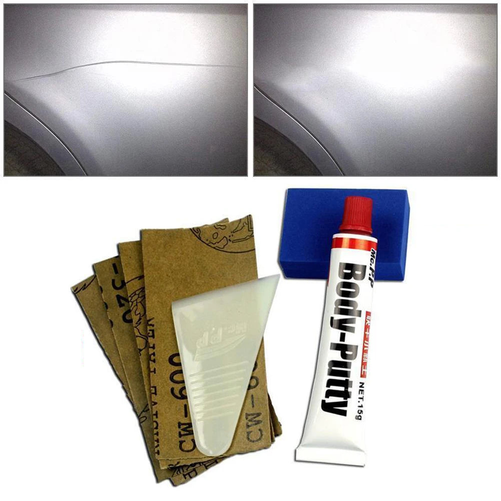 Smooth Repair Tools Scratch Filler Body Putty Assistant Car Accessories Grease Paint Repair Tool Sandpaper Pad