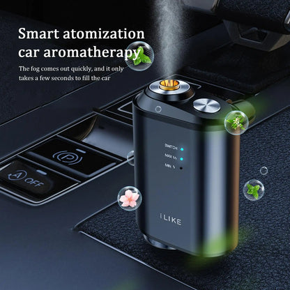 Car Aromatherapy Diffuser Intelligent Atomization Eliminate Odor Formaldehyde Perfume Ornament Car Spray Humidifier Integrated