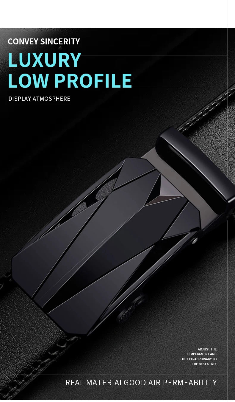 Youth Belt Brand Belt Men's Belt High Quality Men's Luxury Belt Men's Belt Male Buckle Metal Automatic Buckle