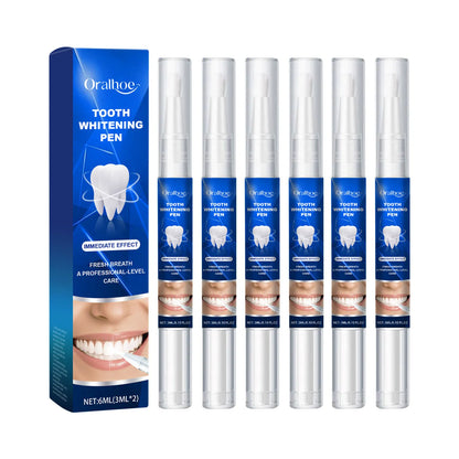 Teeth Whitening Gel Pen Dental Whitener Remove Stains Reduce Yellowing Teeth Gums Treatment Fresh Breath Tooth Brightening Serum