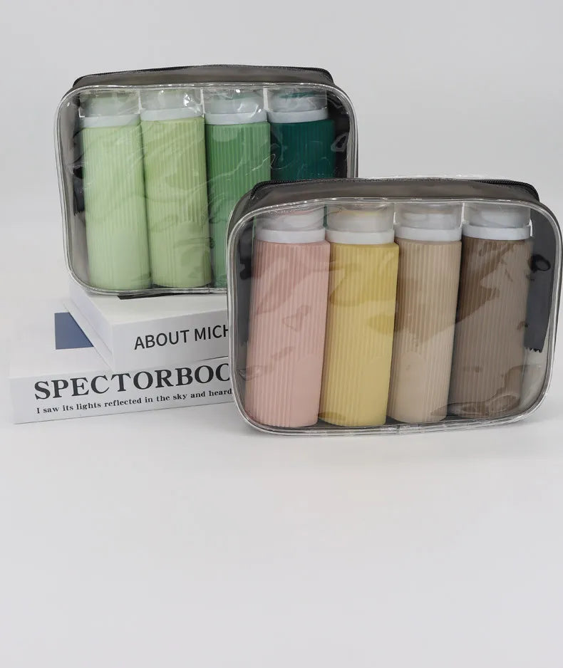 Travel Bottles for Toiletries Tsa Approved 3oz Travel Size Containers BPA Free Leak Proof Refillable Liquid Silicone Squeezable