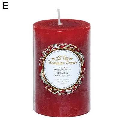 Household Smokeless Column Wax Scented Candles Church Holiday Wedding Scented Birthday Buddhist Candles Home Decoration