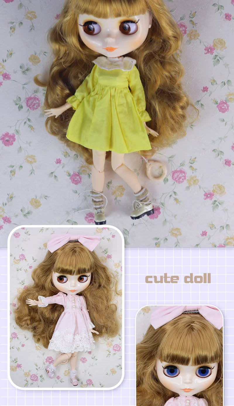 ICY DBS Blyth doll Joint Body 30CM BJD  Clothes Shoes Hand Set Fashion Dolls girl gift