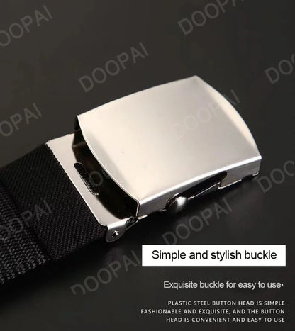 Men Belt Army Outdoor Hunting Tactical Belt Belt Versatile Nylon Canvas Pant Belt Casual Belt for Men for Nylon Male Luxury Belt