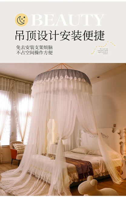 Child Princess bed mosquito net, Dome Bed net Palace Bed Tent Girl bed decoration, child bed and adult bed net