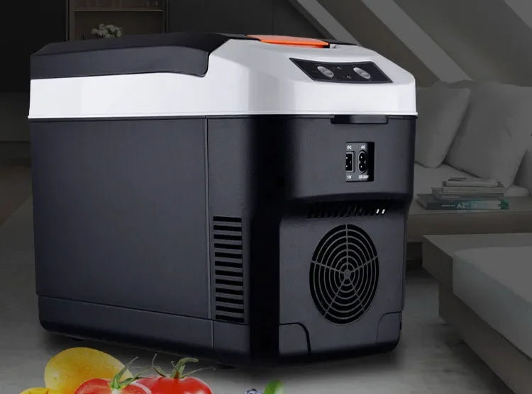 US/EU 220-240V 10L Car Home Refrigerator Mini Fridges 12/24V Freezer Cooler Heater Food Storage Box For Car Home Camping