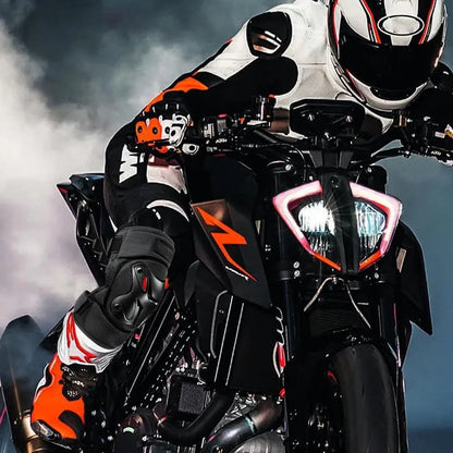 1Pair Knee Brace Elbow Protection Pads Shock Absorption Keep Warm Motorcycle Knee Elbow Pads Safety Protector for Outdoor Sports