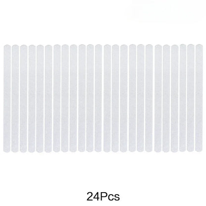 6/12/24/36/40 Pcs Anti Slip Strips Shower Stickers Colored Non Slip Bath Safety Strips for Bathtub Shower Stairs Floor