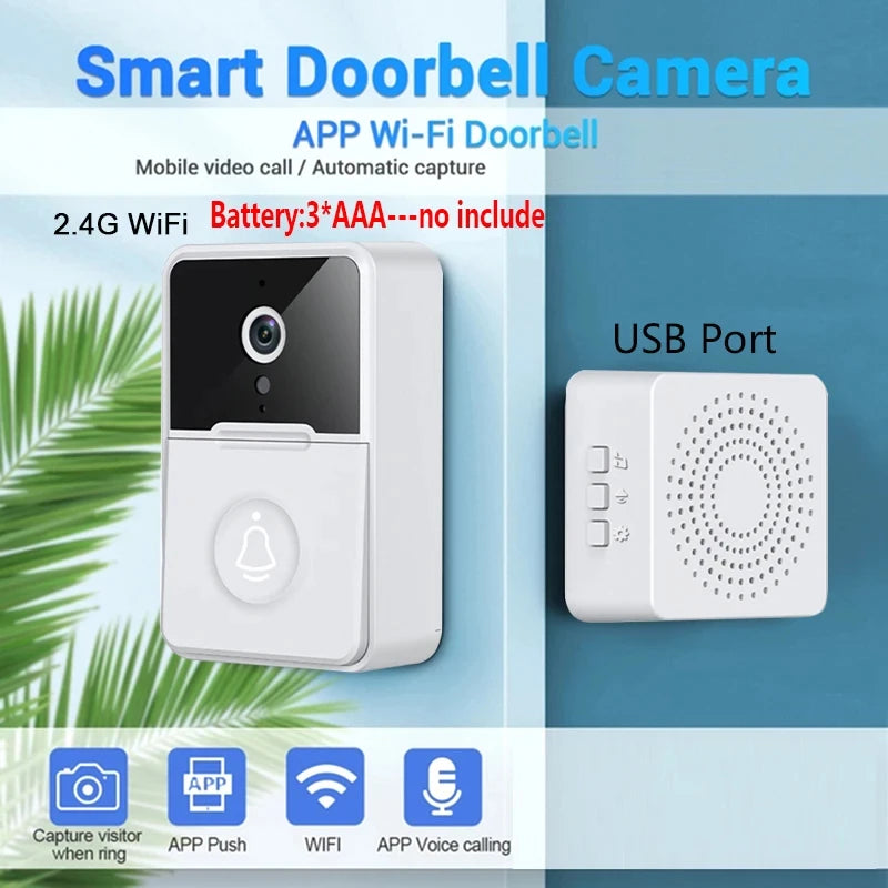 Brasil Wireless WiFi doorbell camera, waterproof video doorbell, intelligent outdoor security doorbell camera, security camera