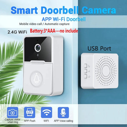 Brasil Wireless WiFi doorbell camera, waterproof video doorbell, intelligent outdoor security doorbell camera, security camera