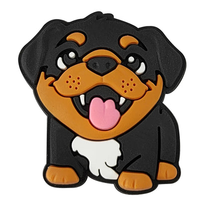 Animals Cute Dog Shoe Charms for Crocs Accessories Decoration Pin Bracelet Wristband DIY Kids Women Gifts