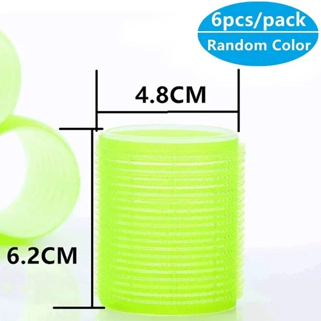 Hair Rollers Self Grip Hook Hair Curlers Heatless Hairs Roller Salon Hairs Dressing Curlers Jumbo Size Sticky Hair Styling Tools