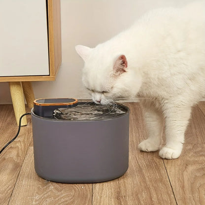 1 Silent Smart Pet Water Fountain, With Filter, Automatic Power-off, 3L Automatic Water Dispenser for Cats and Small Medium Dogs