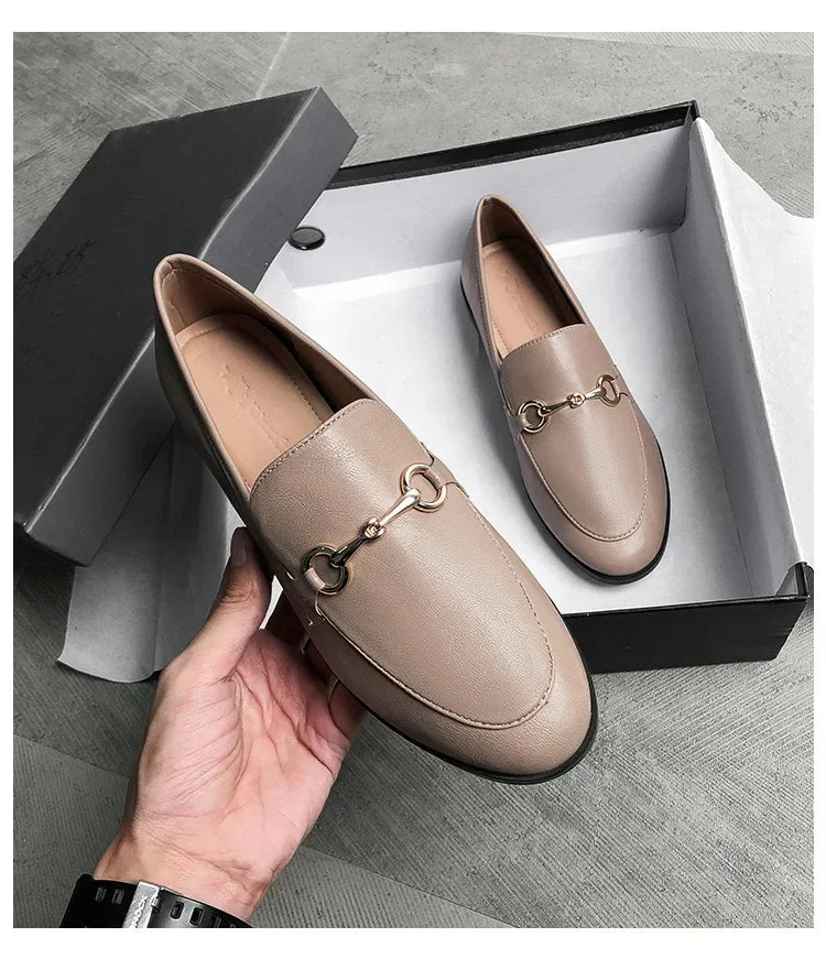 Womens Shoes Flats Loafers Ladies Fashion Leather Brand Sneakers Womens Designer Flat Ladies Shoes Woman Luxury Female Footwear