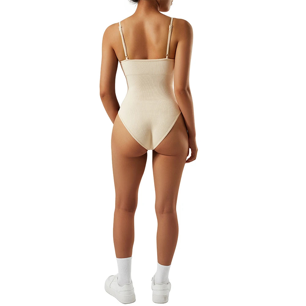 Shapewear Women Bodysuits Underwear Slimming Bodysuit Women Sexy  Body Shaper Strap High Girdle Slimming Sheath Tummy Shapewear