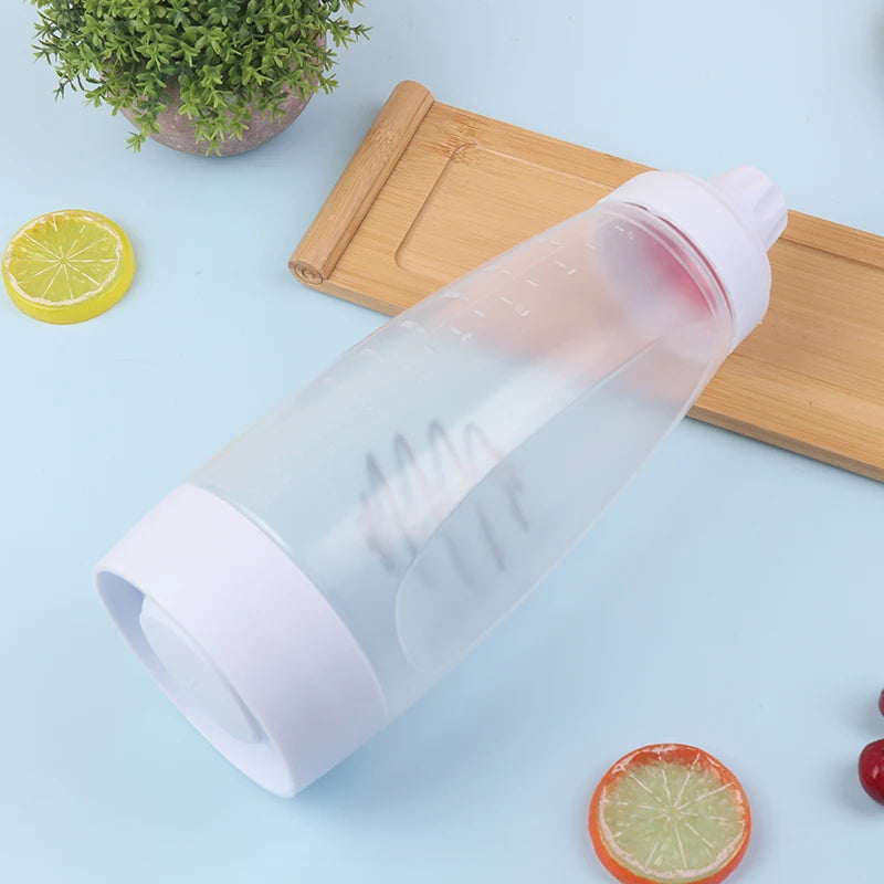 Pancake Batter Bottle Battler Mixer With Blender Ball Wire Whisk For Restaurant Baking Pancakes Cupcakes Muffins Crepes And More