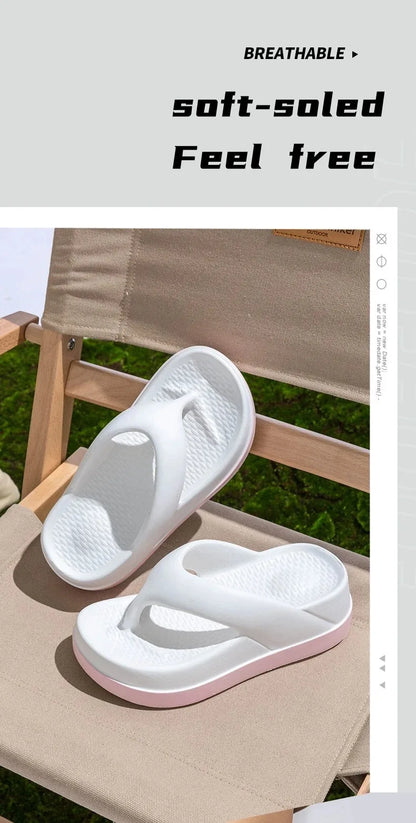 Woman flip flops Popular Design Shoes 2025 trend Casual Platform Sandals non-slip Outdoor slippers Unique features Flat sandals