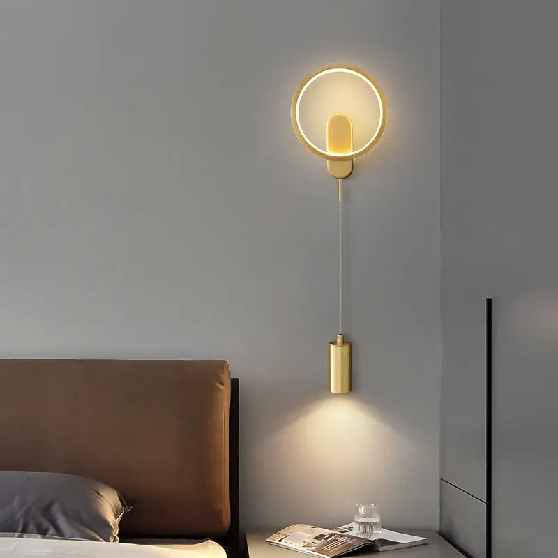 Modern LED Wall Lamp Minimalist Led Light Bedroom Bedside Wall Sconces Living Room Home Indoor Lighting Decorative Lamps
