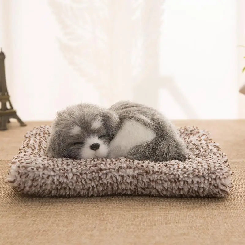 Car Stuffed Toys Lovely Simulation Animal Plush Sleeping Dogs Toy Kids For Car Decor