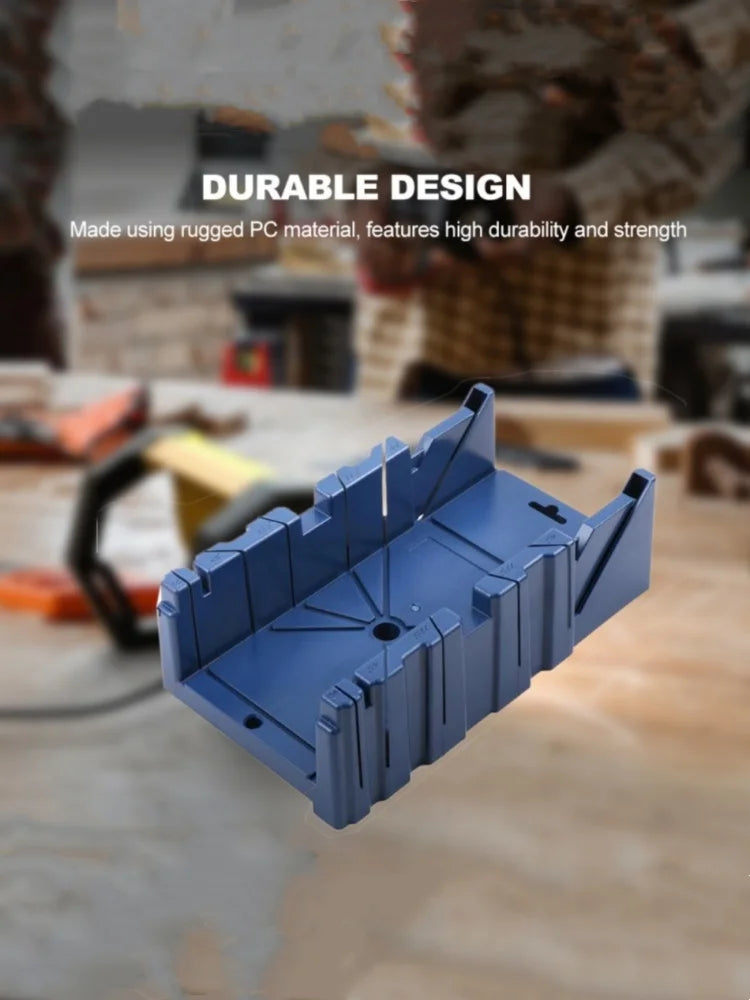 Multifunctional Woodworking Miter Saw Box Miter Saw Holder Saw Storage 45/22.5/90° Plastic Saw Box Medium Miter Saw Cabinet