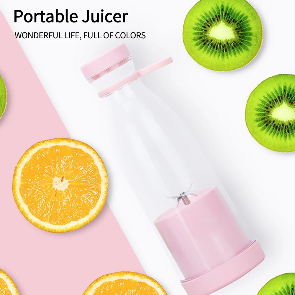 Wireless Mini Portable Blender Electric Fruit Juicer Mixers Extractors Multifunction Juice Maker Machine Blender Smoothies Mixer