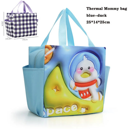 Food Storage bag Student lunchbag cool food bag for Children Food Container for Kids Schiool Thermal Lunch food Bag Mommy bag