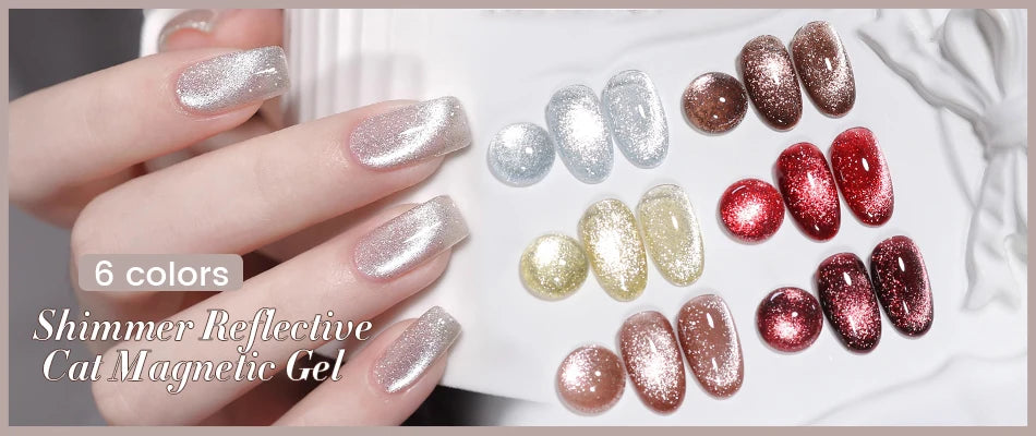 BORN PRETTY 15/10ML 6 IN 1 Nail Glue Gel for Acrylic Nails Soak off Base Gel Top Coat UV Extension Nail Gel False Nail Tips Gel