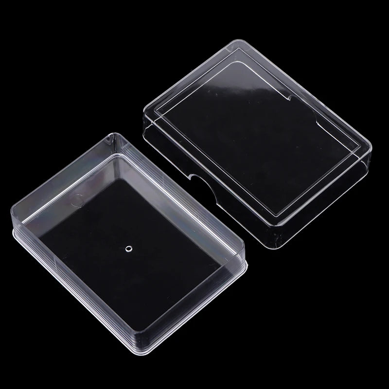 1PC Empty Storage Box For Game Card Transparent Playing Card Box Trading Card Case Card Storage Box Card Organizer Card Case