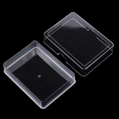1PC Empty Storage Box For Game Card Transparent Playing Card Box Trading Card Case Card Storage Box Card Organizer Card Case