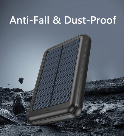 2025 15W Solar Magnetic Power Bank 20000mAh, Wireless Fast Charging USB-C, PD20W Fast Charge, Portable Solar Charger for Phones