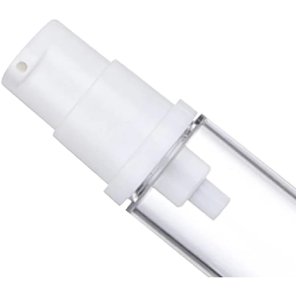 50PCS 5/10/15ML Clear Airless Lotion Spray Pump Bottles Empty Cream Vacuum Cosmetic Containers Travel for Foundations Serums