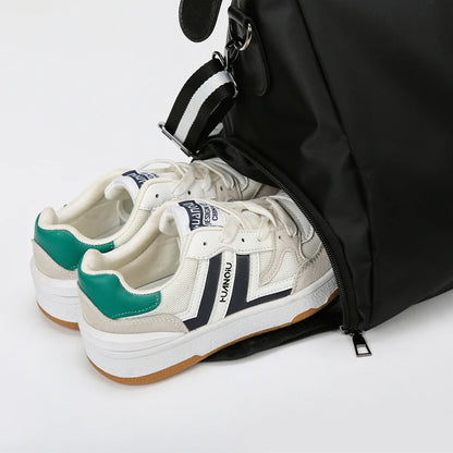 Personalized Travel Bag Men's And Women's Handbags Sports Training Yoga Bag Waterproof Weekend Bag Customized Logo Name Pattern