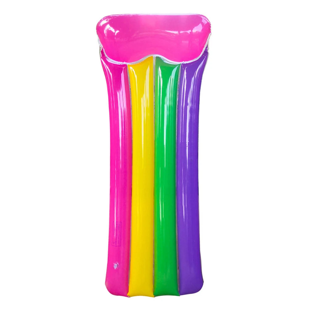 PVC Inflat Air Mattress Comfortable Water Floating Bed Portable Durable Smooth Multifunctional Swimming Pool Accessories