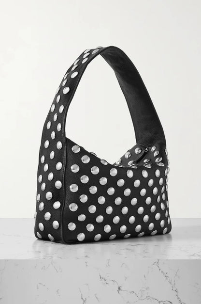 Studded Purses Y2k Shoulder Bag Punk Women Small Shouder Purse Vegan Leather Designer Handbags Streetwear