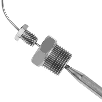 232℃ /450℉ Thermostat High Limit Safety Fryer Switch For 3/8 "-18 NPT 1177 Gas Fryer High Limit Safety Deep Fryer Thermostats