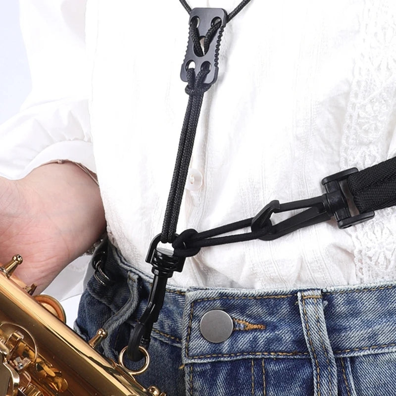 Saxophone Strap, Saxophone Harness Shoulder Strap, Saxophone Holder with Hook